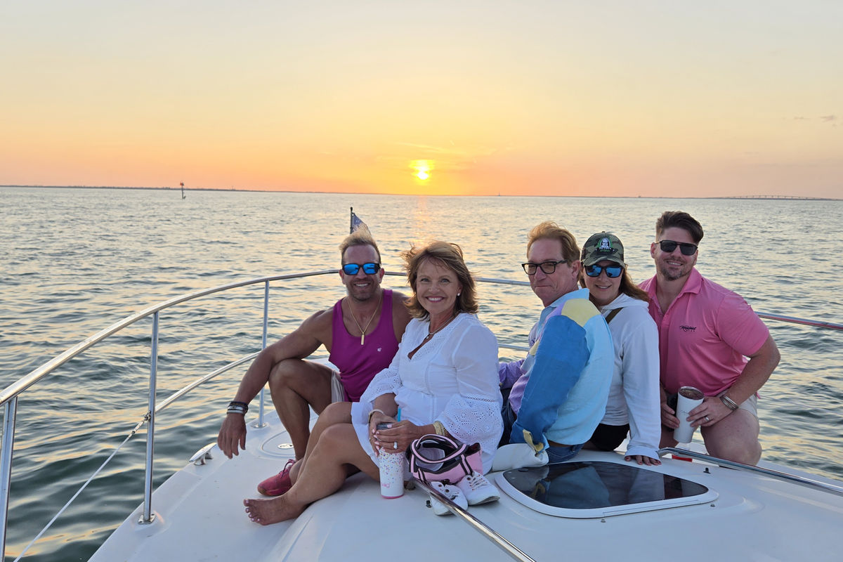 Sunset yacht cruise off Fort Myers Beach